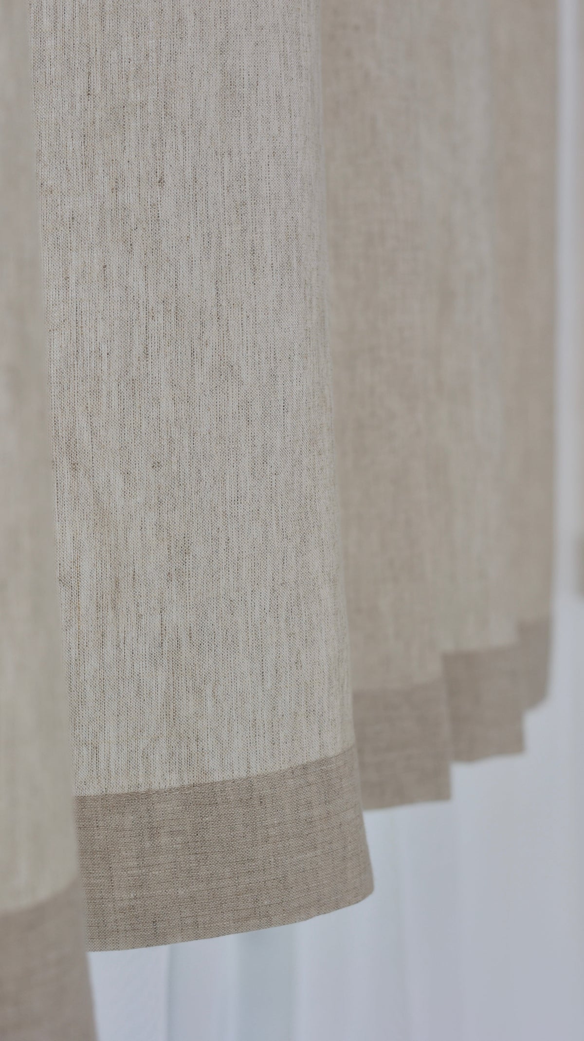 Curtain made of boiled linen Leglo Ivory