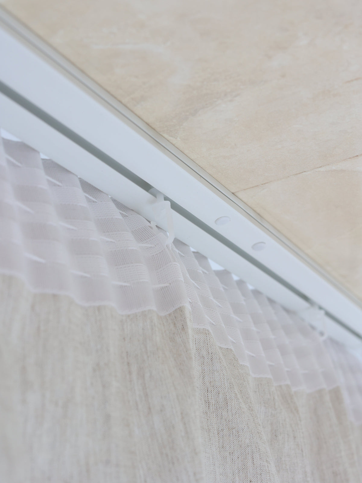 Curtain made of boiled linen Leglo Ivory