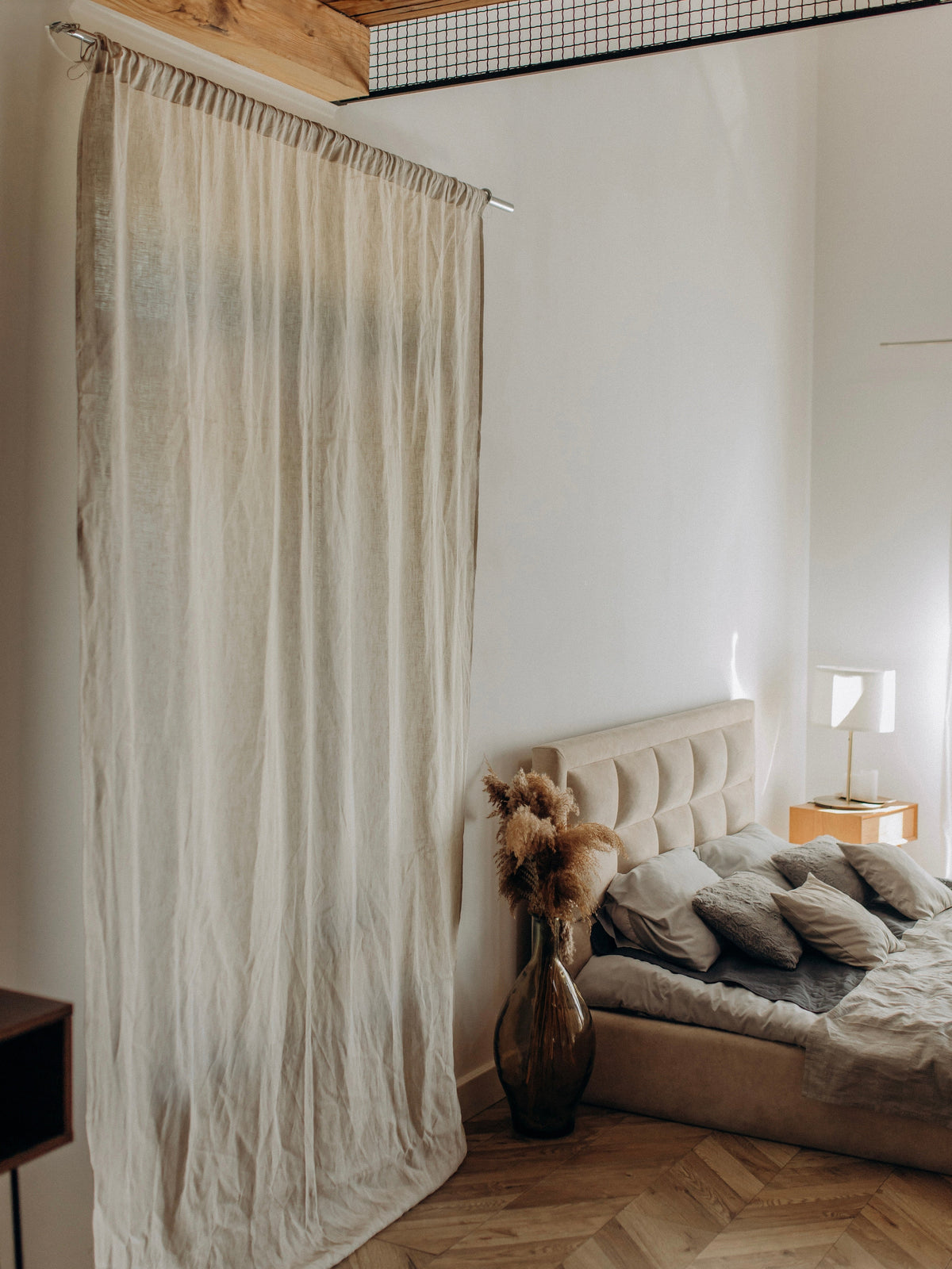 Curtain made of boiled linen Leglo Ivory