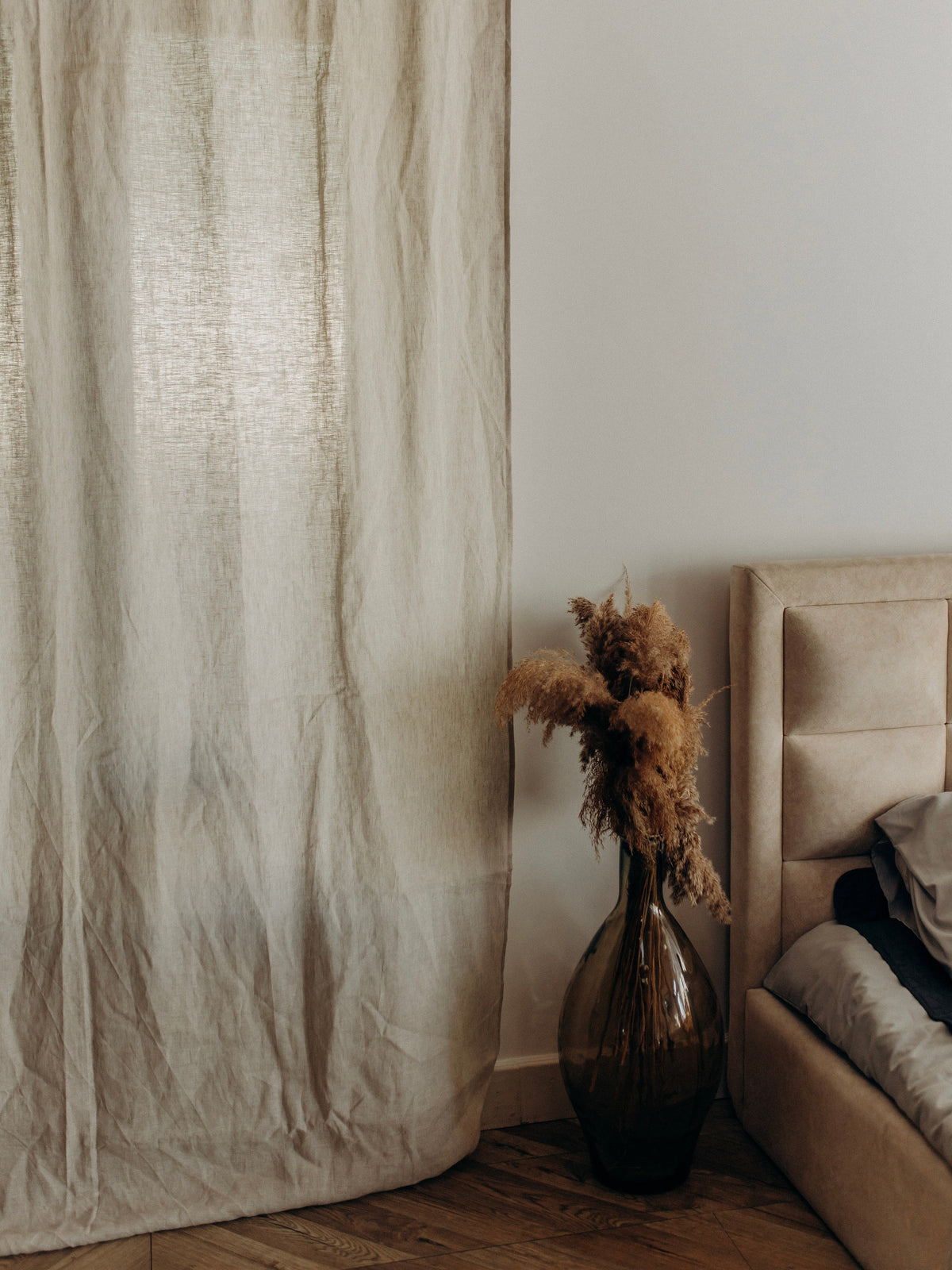 Curtain made of boiled linen Leglo Ivory