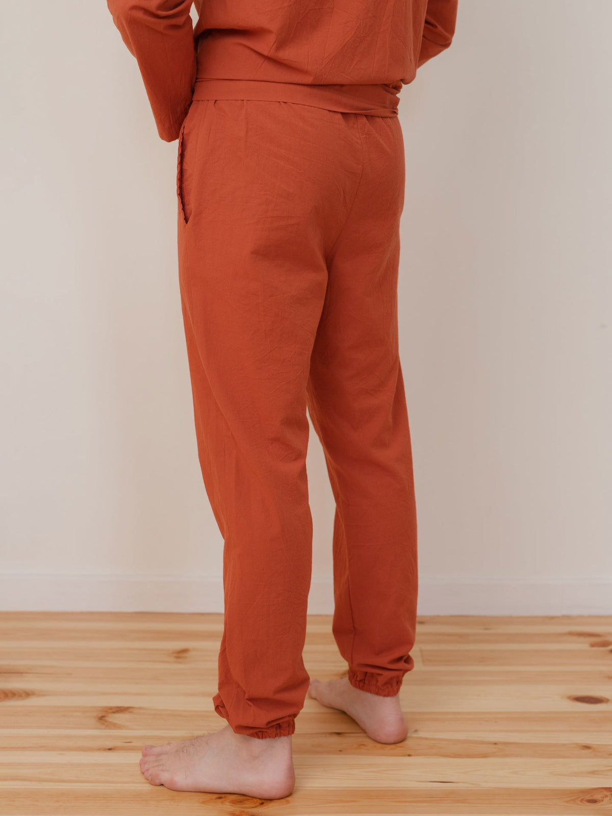Calças masculinas de algodão cardado Leglo Terra
