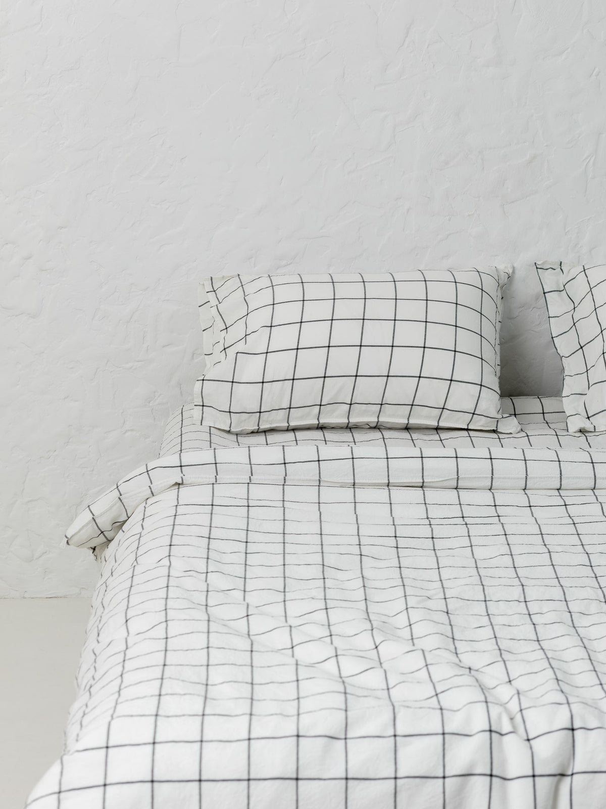 Bedding set made of boiled cotton Leglo Grid