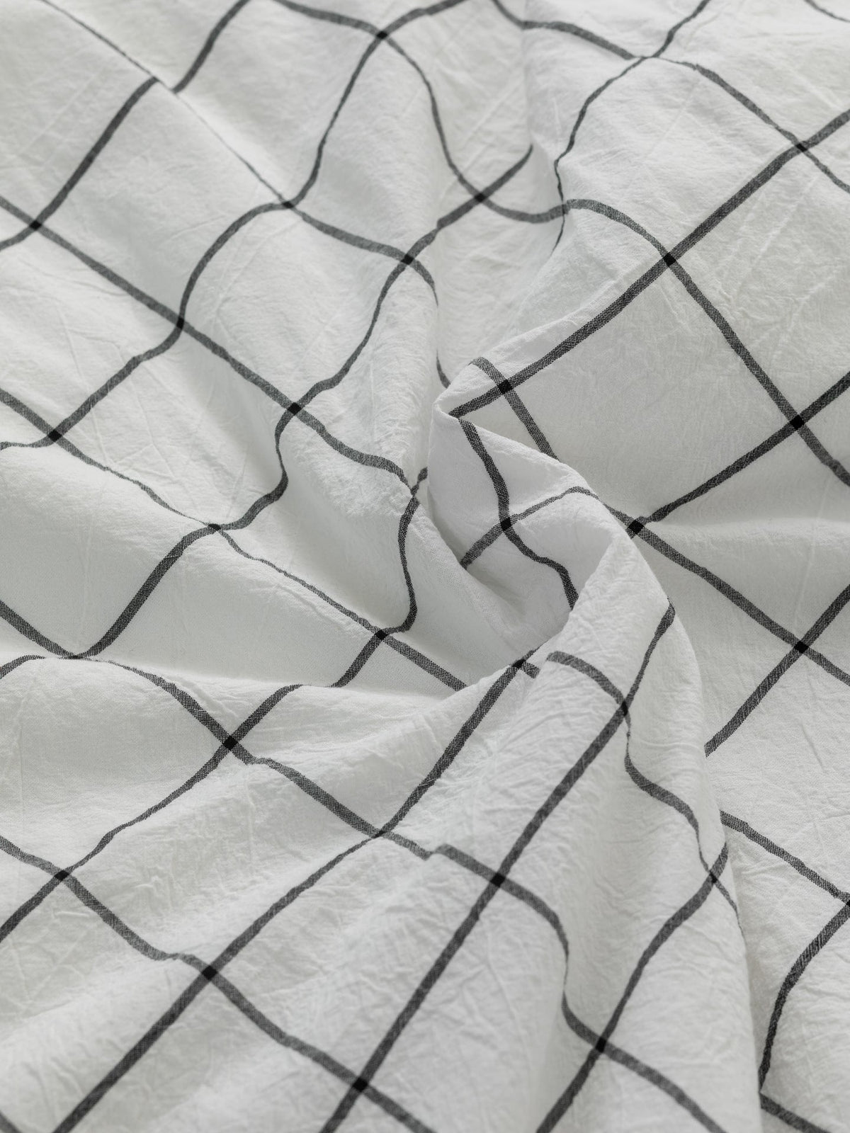 Bedding set made of boiled cotton Leglo Grid