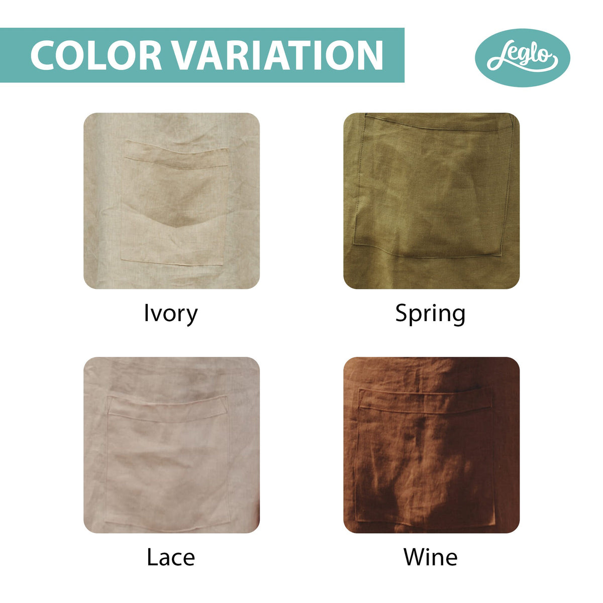 Natural Linen Apron With Deep Pocket, Brown Apron For Men & Women, Organic Full Kitchen Apron, Washed Linen Apron For Him, Holiday Gift Idea