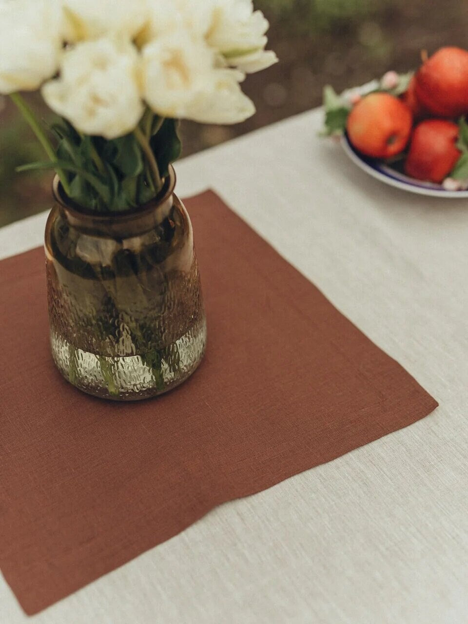 100% Linen Table Napkins, White Napkins Cloth For Wedding, Organic Dinning Napkins In Ivory, Wedding Accessories, Festive Linen Napkins