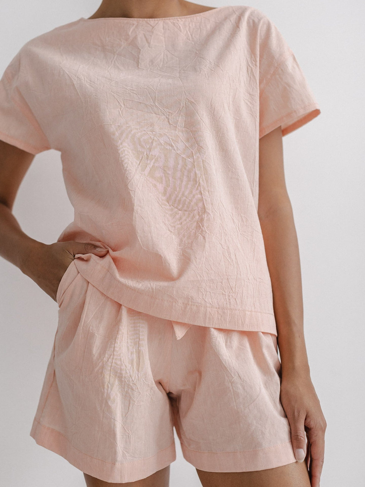 Calções femininos Leglo Apricot