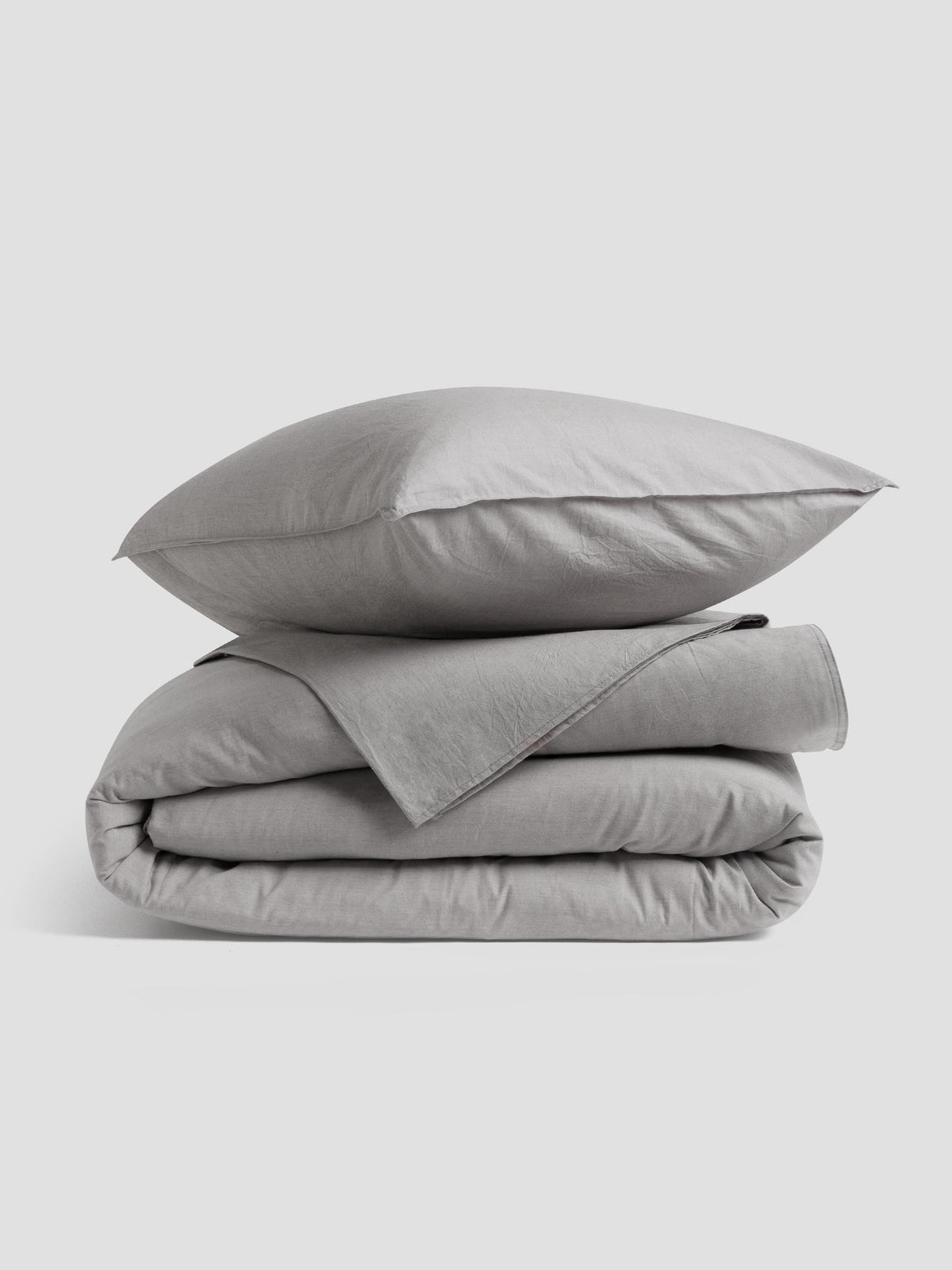 Bedding set made of boiled cotton Leglo Grey