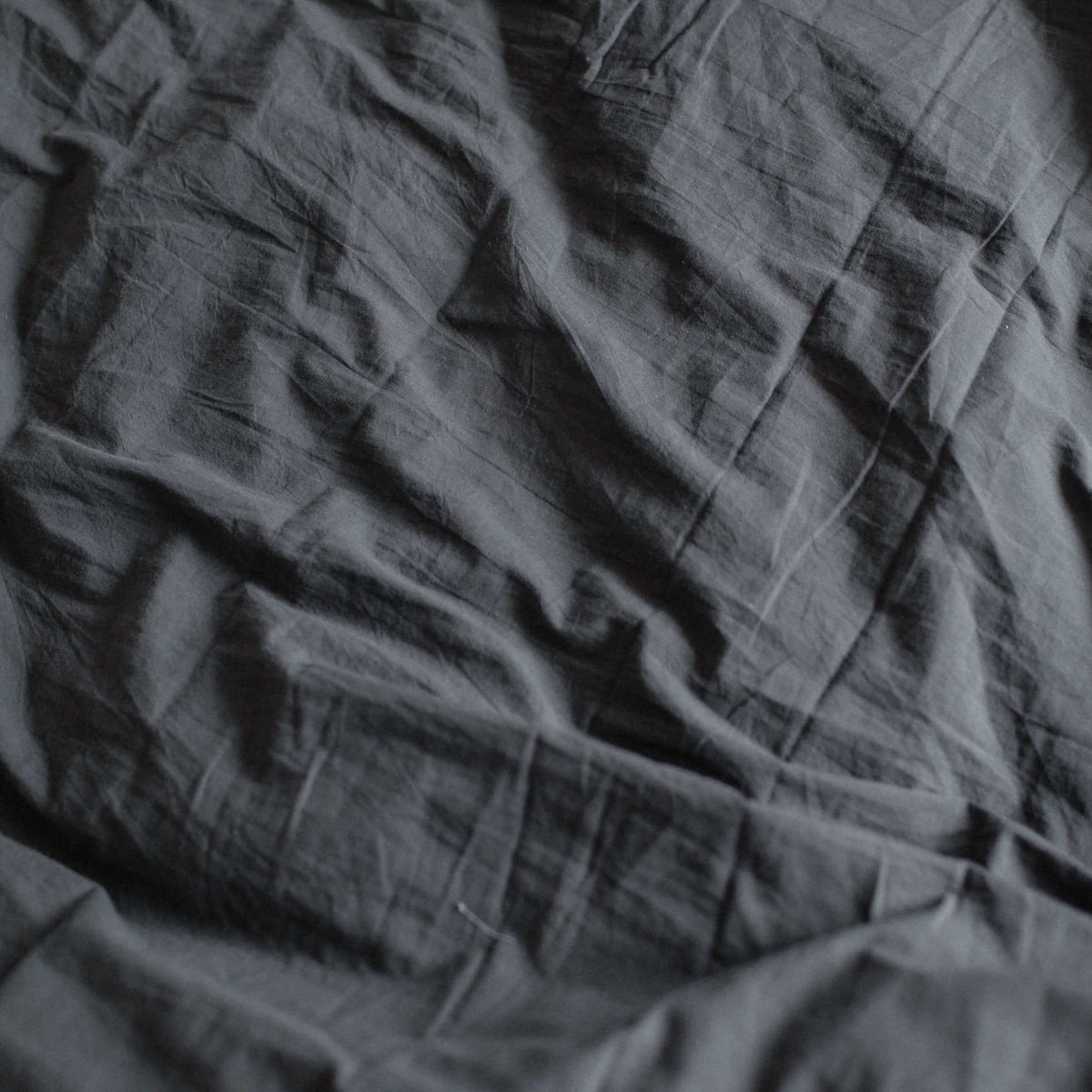 Washed Cotton Bedding Set Slate